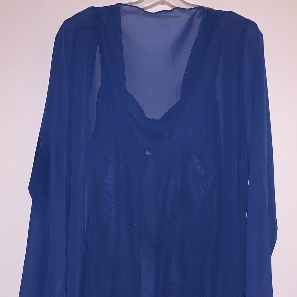 WOMENS ROYAL BLUE COCKTAIL DRESS.